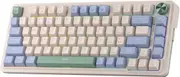 Redragon K673 PRO 75% Wireless Gasket RGB Gaming Keyboard, 3-Modes 81 Keys Mechanical Keyboard with Hot-Swap Socket, Sound Absorbing Pads, Red Switch