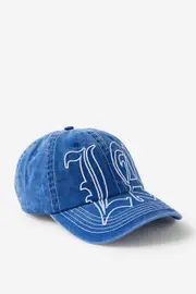 [Cotton On Men] Cotton On Men - Dad Hat - Washed cobalt/la lines OS WASHED COBALT/LA LINES