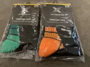 Extreme Fit Unisex Graduate Compression Sock LOT 2 Pair Knee High Size L/XL NEW