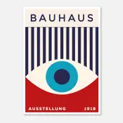 Galrie Bauhaus Ausstellung Exhibition 1919 - Iconic Modernist Art Print for Home Decor, Poster Only, 50 x 70cm (20 x 28inch)