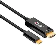 Club 3D CAC-1334 HDMI 2.0 to USB Type C 4K60Hz M/M Active Cable 1.8m-6ft