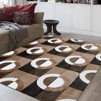 在飛比找森森購物網優惠-【Ambience】比利時Palmas 絲光地毯 -幾何 (