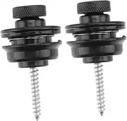 Levemolo 2pcs Guitar Strap Locks Metal Retainer System for Acoustic and Electric Guitars Easy Install Durable and Secure Strap Lock Buttons Prevents Slip and Disengagement