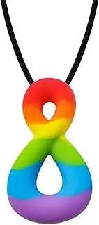 Munchables Infinity Sensory Chew Necklace (Rainbow)