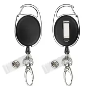 Badge Reels Retractable with Swivel Alligator Clip Retractable Badge Holder R...