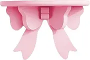 Cute Bow Shelf, 1 Shelf, Wooden Hanging Display Wall Shelf, Girl, Children, 11x4.7x6.7 in, Room Decor, Screw-Installation, Floating Shelf