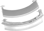 1pcs Cylinder Washing Machine Door Handle, Compatible with Siemens Bosch. 9000389973 9000534076 Washing Machine Handle Replacement(Silver)