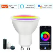 1Pcs Tuya WiFi Intelligent GU10 Lamp Cup Rgbcw 11V / 220V 7W 9W Dimming Color Vo