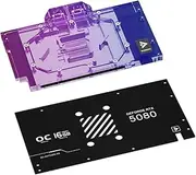 Barrow Copper GPU Water Cooling Block GPU Waterblock for Asus RTX5090 RTX5090Ti RTX5080 RTX5080Ti RTX5070 RTX5070Ti RTX5060 RTX5060Ti (for Asus TUF RTX5080 RTX5070Ti O16G Gaming)