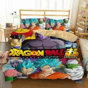 v3641 Bed Sheets Dragon Ball Anime Fans Gift Duvet Cover Set Pillowcase Super Bed Sheets IU3641