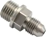 Aeroflow Metric M14 X 1.5mm to -4AN Male M14 X 1.5mm to -4AN S/S - AF732-04SS