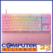 Razer Huntsman V2 TKL RGB Linear Optical Mechanical Gaming Keyboard Quartz