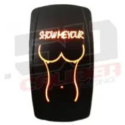 Orange On/Off Rocker Switch fits ATV UTV Arctic Cat Sport Kawasaki Teryx