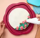 NEW Tupperware Spinning Tray Cake Baking Decorating Vineyard Lazy Susan