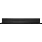 HANGMAN L-24-B No-Stud Floating Shelf (Black Powder Coat; 24-In.)