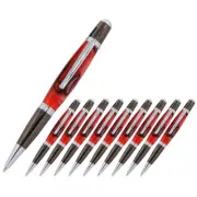 Viceroy Pen Kit, Chrome and Gun Metal Finish, 10 Pack, Legacy Woodturning