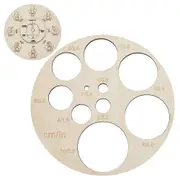 2Pcs Cervical Dilation Board Midwife Fetal Position Tool with Inch Scale Cervical Dilation Chart Birth Chart Cervical Dilation Wheel for Childbirth Cl