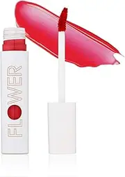 [FLOWER BEAUTY] By Drew Barrymore Bitten Lip Stain - Long-Lasting Color - Hydrating + Water-Based Formula - Gel-Like Texture - (Saucy)