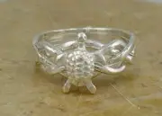 AWESOME .925 STERLING SILVER TURTLE PUZZLE RING size 10 style# r1953