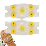 Ice Snow Anti Slip Spikes Grips Grippers Crampons Cleats For Hike Shoes Boot