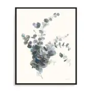 Artey | Scented Sprig II - Framed Canvas - Black Frame - 100 x 125cm