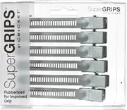 Cricket Super Grips Hair Clips, Silver
