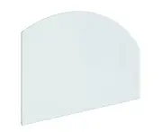 vidaXL Glass Panel Fireplace Glass Plate Fire Rated Glass Fireproof Panel
