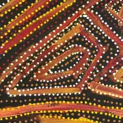 Australian Aboriginal Dot Painting, Pauline Napangardi Gallagher, Seed Dreaming