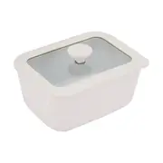 500ml Porcelain Container with Glass Lid