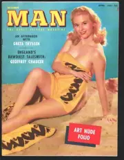 MAG: Modern Man Magazine 4/1957- Greta Thyssen-Pat Morgan-Pat Morgan-Cheeseca...