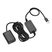 Dc Coupler Dummy Battery Usb-C Type-C Ac Converter Power Adapter Cable For Alpha