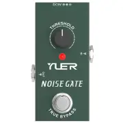 YUER RF-15 Electric Guitar Pedal Noise Gate Metal Shell True Bypass DC 9V