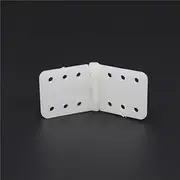 Hobbypark 11x25.5 mm 0.43" x1.0'' Small Pinned Nylon Hinge RC Airplane Plane Parts (Pack of 20)