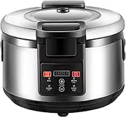 2200W Tapioca Pearl Cooker, Commercial 16L Fully Automatic Pearl Pot with Non-Stick and Touchscreen Design, Sago Cooker for Tea/Bubble Tea