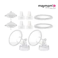 在飛比找momo購物網優惠-【Maymom】電動吸乳器4in1全配組(適用Avent/貝