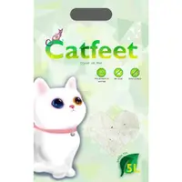 在飛比找ETMall東森購物網優惠-CAT FEET消臭水晶貓砂 5L(三入組)