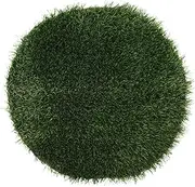 INOOMP Realistic Faux Grass Rug Artificial Lawn Mat for Outdoor Decor Manhole Cover Decoration DIY Craft Project Synthetic Turf for Wedding 40cm x 40cm