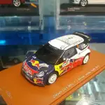 吉華科技@SPARK CITROEN DS3 WRC (2011) LICENSED BY AUTOMBLIE CITROEN 1/43