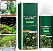 Algaecide for Fish Tank,Clarify and Controls Algae for Fountain - 100ml Algaecide and Clarifier with Measuring Cup, formulated for Small Ponds and Water Features