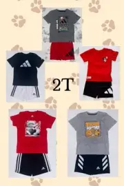 Toddler Boys (10pc) Adidas Summer Bundle Size/ 2T