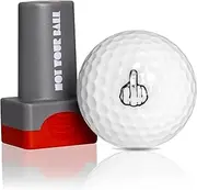 QUBI Golf Ball Stamp, Golf Ball Stamper, Reusable Self-Inking Golf Ball Stamp Marker to Identify Golf Balls, Golf Gift Golf Accessories for Men and Women Golfers