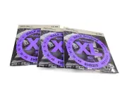 D'Addario Guitar Strings 3 Sets Electric EHR370 Half Round Medium 11-49