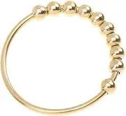 stress ring sterling silver rings for women womans rings sterling silver rings men rings adjustable reduce stress ring ring with beads stainless steel ring