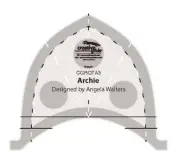 Creative Grids Machine Quilting Tool - Archie CGRQTA3