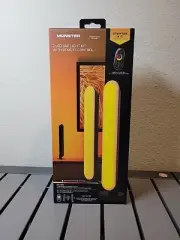 Monster Illuminessence 2 Led Bar Mood Light Starter Kit W Multicolor Remote NEW