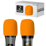 Geekria Foam Windscreen for 1.6'' Diameter Microphones (2 Pack)