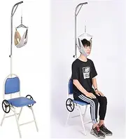 Cervical Traction Device，Neck Traction， Cervical Neck Traction Device Foldable Chair, Neck Stretcher Hump Hammock Stool, Spinal Neck Decompressor(Style 1)