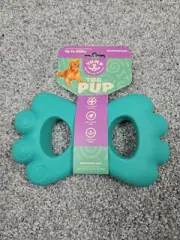 Yomp Tug Pup Tug of War Toy up to 60 lbs Gentle On Teeth Food Grade Silicone