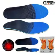 Orthotic Shoe Insoles Plantar Fasciitis High Arch Support Inserts Flat Feet Pads