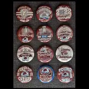 Colorado Avalanche 2022 Stanley Cup Champions Pinback Buttons / 4 Size Options